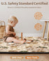 50x50 Blissful Diary Baby Play Mats for Floor, Playpen Mat, Thick Cushioning Padding Foam Playmat for Baby and Toddlers