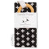 HYAKDesigns Baby Crinkle Paper Toy Eco-Friendly Cotton Sensory Teether with Beech Wood Ring BPA-Free, Montessori Infant