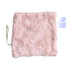 Handcrafted Plush Mini Blanket Pacifier Holder - Gray Marble & Pink