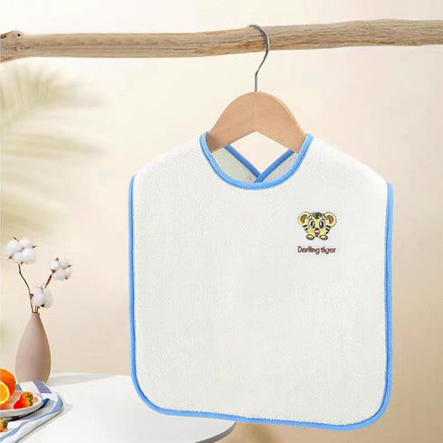 Set of 6 Large Waterproof Baby Bibs for Toddlers 1-6 Years, Bibs for Baby Boys and Girls