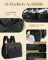 MHOMER Backpack 3 1 Diaper Bag Puffer Lightweight in Wide Open Small Diaper Bag Tote for Travel with Changing Pad