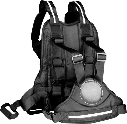 PCCIZU Adjustable Harness, Prevent Passengers from Falling for ATV,Snowmobile,Black