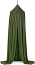 Green Bed Canopy, Hanging Round Dome Mosquito Net Curtains Tent Canopies Over