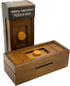 Puzzle Box Enigma Secret Discovery, Wooden Magic Trick Lock with Hidden Compartment for Money and Gifts