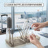 Set Bottle Brush Cleaner Silicone Brushes - Premium Food-Grade Silicone - Travel Friendly Portable Baby Bottle Cleaner