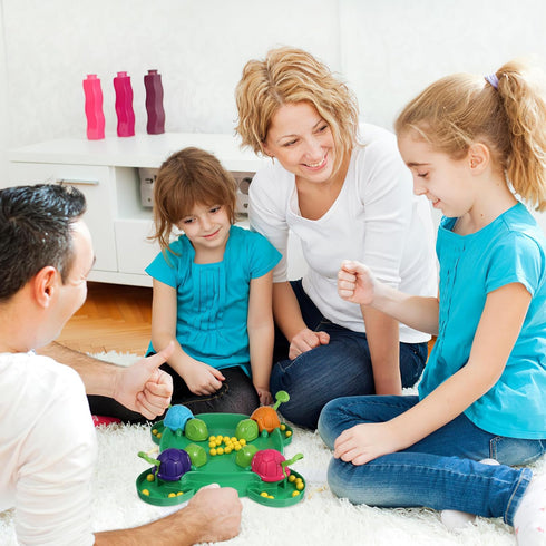 Alipis Hungry Turtle Board Game - Hungry Bins Board Game Table for 2 to 4 Players, Early Educational Toys