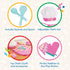 Battat Play Circle Kitchen Toys for Toddlers, Baking Set, Chef's Hat & Apron, Pretend Play, 3+ Years