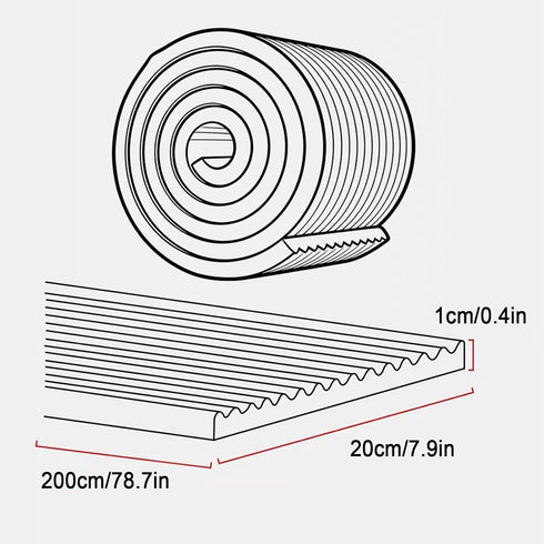 GQMYCDM 3D Soft Extra-Wide Edge Protector, DIY Peel and Stick on Headboard Panels - Anti Collision Wall Padding