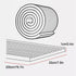 GQMYCDM 3D Soft Extra-Wide Edge Protector, DIY Peel and Stick on Headboard Panels - Anti Collision Wall Padding