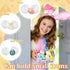 150 (1.6 2.4 Inch) Meooeck Pcs DIY Easter Eggs White Plastic Fillable DIY Empty Blank Eggs for Basket Stuffers Fillers