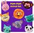 Pom Pom Craft Kit - Animal Art Project, DIY Plush Crafts for Kids, Toddler Activity Gift for Ages 6-9