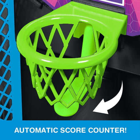 Game Zone Arcade Basketball - Fast-paced Tabletop Multiplayer Game for Ages 6+ - Indoor & Outdoor Skill Game