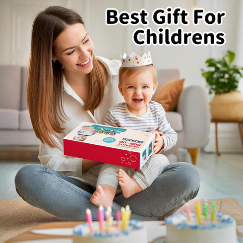 1 12-18 12-24 1-2 usrela Cause and Effect Toys for Year Old Boy Girl, Baby Musical Toys Month, Interactive Pop up