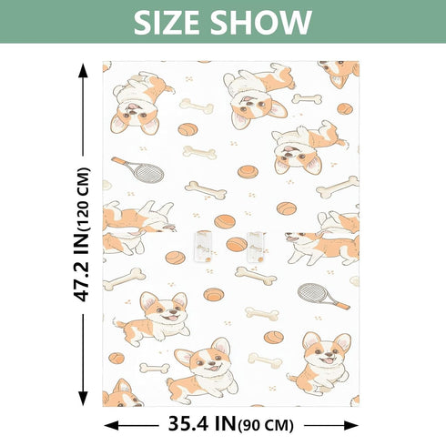 Dalzium Corgis Dog Car Seat Cover Baby, Carseat Canopy Cover for Girl Boy, Breathable Baby Carrier Cover Stroller Sun