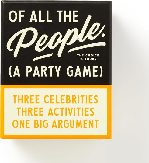 Brass Monkey of All The People – Social Party Game with 450+ Game Card Prompts Inspired by Kiss Marry Kill