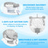 6 Baby Bath Seat for Babies Months & up,Baby Bathtub Chair,Non-Slip Toddler Bath Support,Sit Up Bath Seat for Baby,Safe