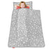 Moonsea Toddler Nap Mat with Pillow & Fleece Minky Blanket - Lightweight Sleeping Bag for Kids