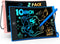 TEKFUN 10in 2 Pack LCD Writing Tablet, Doodle Drawing Board for Kids, Educational Birthday Gift