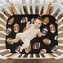 Sheet,52x28IN Pfrewn Crib Sheets for Boys Girls American Football Ball Fitted Crib Sheet Fits Standard Crib Mattress