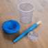 Yarlung Set of 20 Spill-Proof Paint Cups, Kids Painting Tools with Brushes and Lids for Watercolor, Acrylic Crafts