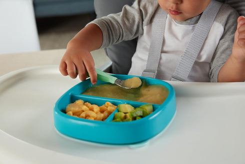 NUK Kiddy Cutlery Spoons, Pack of 3, Durable Stainless Steel, BPA and Latex-Free, for 18+ Months