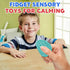 DENEZE 18pcs Easter Basket Stuffers Fidget Toys Sensory Stone for KidsTextured Soft Worry Stone for Autism Kids Calming