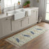 Debedcor 2'x 4', Country Entryway Door Mat Cartoon Egret Non Slip Washable Throw Rug with Tassels, Bird Leaves Coral