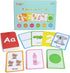ZazzyKid Flash Cards for Toddlers - 54 Double Sides Flashcards for Alphabets, Numbers, Colors, Shapes