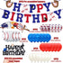 Baseball Birthday Party Decorations Supplies for Boys, Happy Birthday Banner, Cake Topper, Balloons