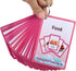 Richardy Fruits/Vegetable/Foods/Food Quantities Flash Cards English Flash Cards Pocket Card Learning Toys for Children