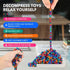 Jollicube 350pcs (350PCS) Fidget Toys, Fidget Gifts Adults, Desk Fidgets Toys for Office Stress/Anxiety Relief Novelty