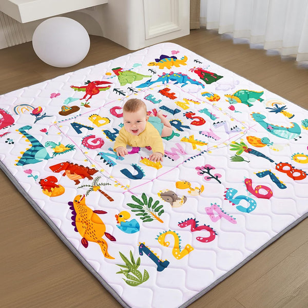 Baby Play Mat - Thicken 71x59 Inch Soft Foam Crawling Mat for
