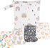 Happy Flute HappyFlute 9 Sets Newborn Baby Cloth Pocket Diapers Adjustable Reusable for Baby