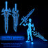 Deeplus 13 Set Dummy 13 3D 13 13 13 (3-Colors-A) Glowing Titan Action Figure Already Assembled, Printed Action Figures