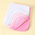 8-Pack 4-Layer Waterproof Baby Burp Cloths - Super Absorbent Fabric, Extra Soft Plush Spit Up Rags for Newborns