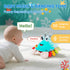 JoySpark Toys 12-18 50 6-12 Tummy 1 Baby Toys Months, Musical Crawling Crab Baby Plush Toy, Songs & Recording Feature