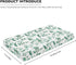 Winpema 28"x52" Green Leaves Fitted Crib Sheet Eucalyptus Leaf Baby Crib Sheet Fit Standard Crib and Toddler