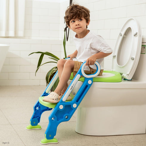 Potty Training Toilet Seat with Step Stool Ladder for Boys and Girls Baby Toddler Kid Children Toilet Training Seat