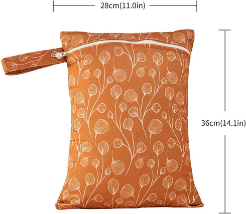 XIIDELIC Wet Dry Bag for Baby, Swimsuit, Diaper Bag & Travel - Waterproof Reusable Leakproof Pouch for Wet Clothes