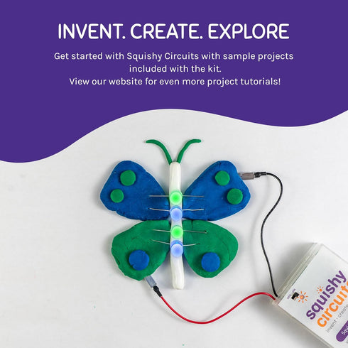Standard Squishy Circuits Kit - Explore Electrical Circuits with Play Dough - STEM Science Kits for Kids Age 8-12, Fun