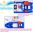 OSIAOIUDOA Baby Bath Toys, Light Up Pool Bathtub Toy Boat with Water Sprinkler