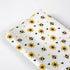 KuphiL10C Cartoon Bee Sunflowers Floral Hearts Pattern Baby Changing Pad Cover, Unisex Bee