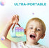 YLL Mini Karaoke Machine for Kids, Portable Bluetooth Speaker with 2 Wireless Microphones, Christmas Birthday Gift