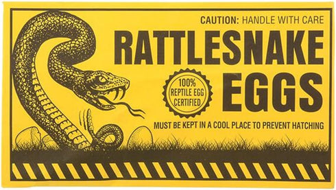 Rhode Island Novelty Joke Rattlesnake Egg Envelope, Set of 6