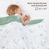 70% 30% 43 43 Inch BOPRIO Muslin Baby Blankets for Baby Infant Toddler, Cotton and Rayon with Animal Design Super Soft