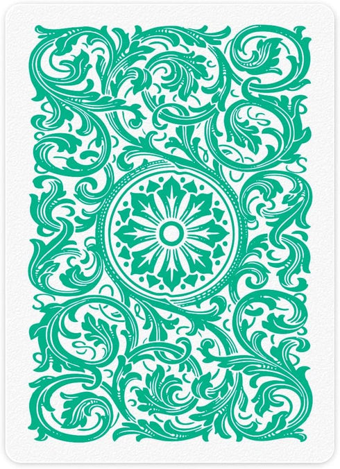 Copag Elite 100% Plastic Playing Cards, Poker Size (Standard) Jumbo Index Single Deck in Green