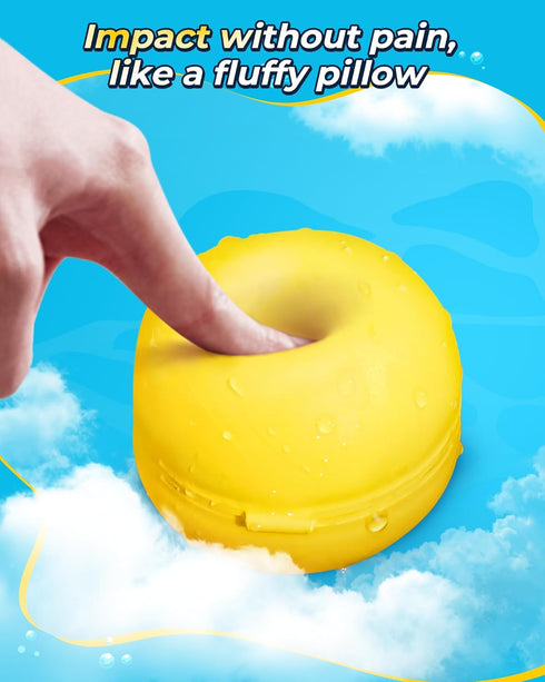 SOPPYCID Reusable Water Balloons, Magnetic Self-sealing Water Balls, Easy Quick Fill Pool Toys for All Ages
