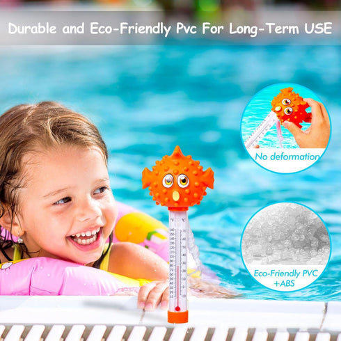 Generic Swimming Summer Pool Temp Meter - Floating Easy Read Waterproof - Spa Temperature Meter for Hot Tub,for Gym