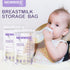 400 Count 7 oz Newwiee Breastmilk Storage Bags Leak Proof Double Zipper Seal Breast Milk Storing Bags Self Standing