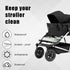 Stroller Bag, Waterproof Travel Bag for Stroller, Portable Gate Check Cover with Handle for Airplane